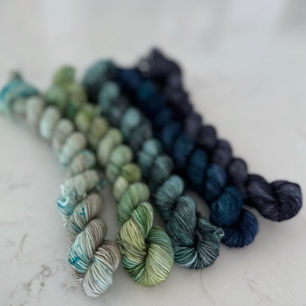 Ocean Fade Mini Skein Set