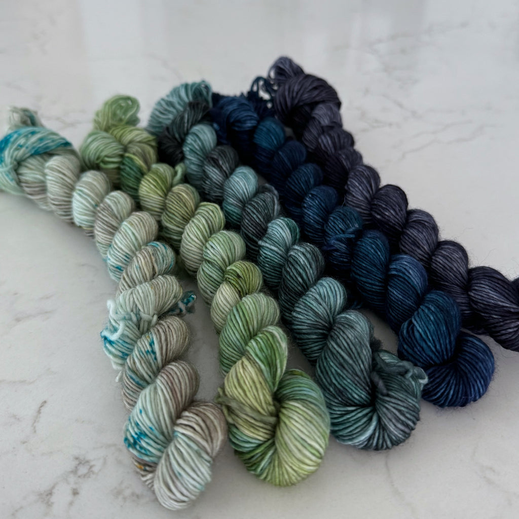 Ocean Fade Mini Skein Set