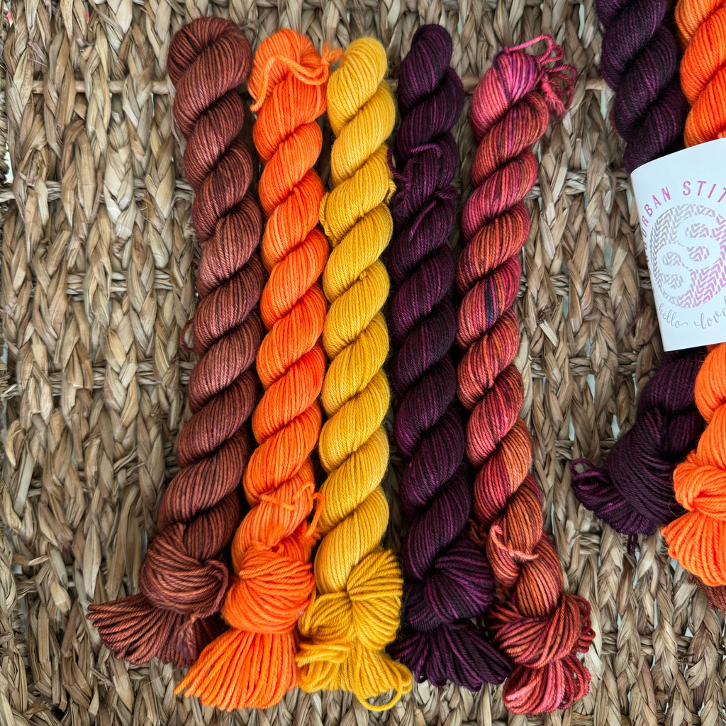 Fall Festive Sock Mini Skeins